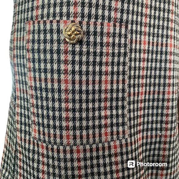 ZARA Womens Sheath Dress Houndstooth Front Pockets Size S Great for fall! 🍂🍁 - Picture 5 of 6